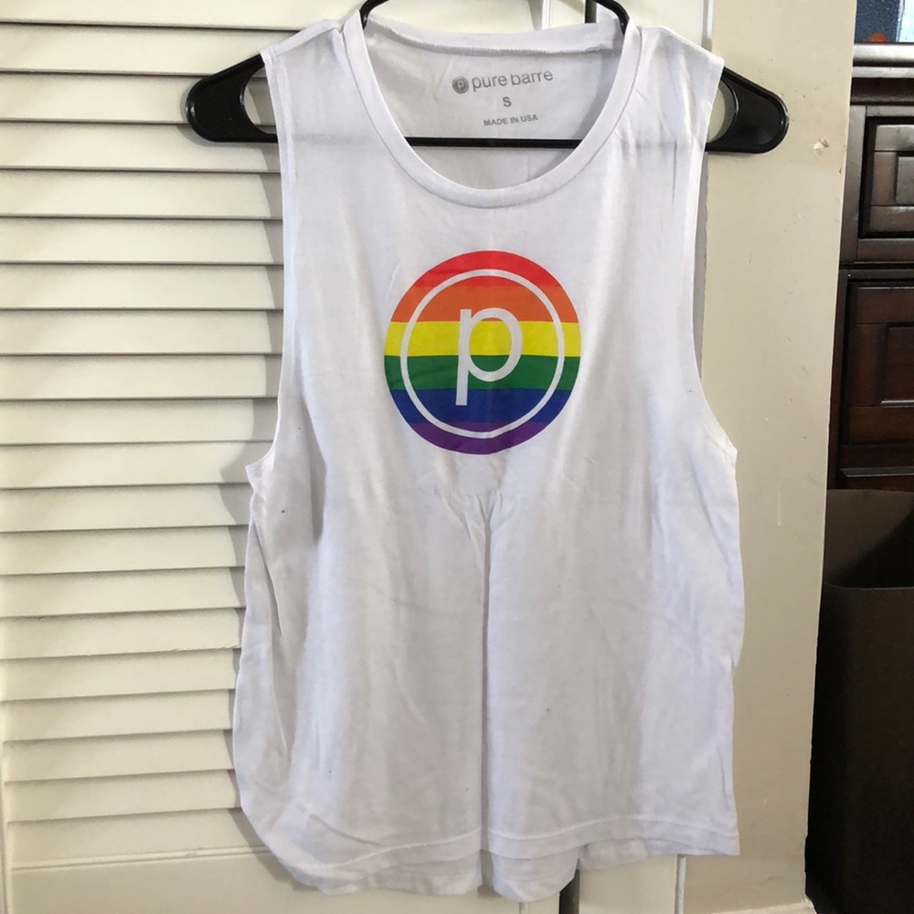 Pure Barre pride tank